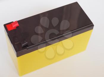 A 12 Volt sealed lead acid backup battery for electronic devices