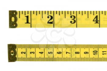 measuring tape flexible ruler ribbon for tailoring - imperial and metric system of measure