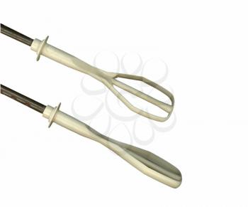 whipper for mayonnaise making isolated over white background