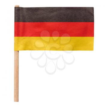 The national flag of Germany, Europe isolated over white