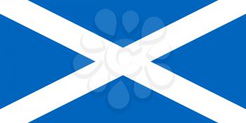 Scottish flag of Scotland UK