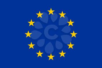 Flag of the European Union - Proportions: 1.5:1 - Colours: Reflex Blue, Yellow