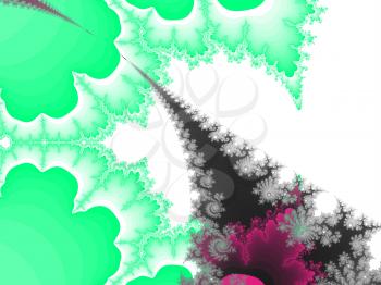 abstract fractal illustration useful as a background