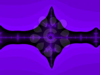 Violet Mandelbrot set abstract fractal illustration useful as a background