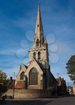 All Saints gothic church in Cambridge, UK