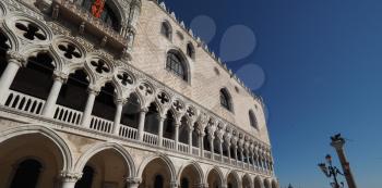 The Doge Palace in San Marco square in Venice, Italy