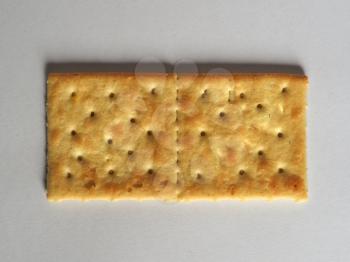 salted cracker biscuit dry backed stapled food