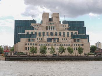 SIS MI6 headquarters of British Secret Intelligence Service at Vauxhall Cross London