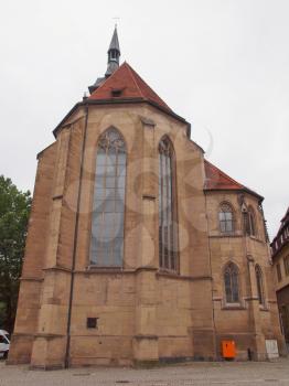 Stiftskirche Church in Schillerplatz, Stuttgart, Germany