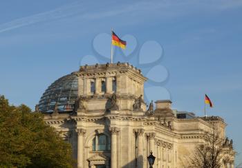 Reichstag (The German Parliament) in Berlin, Germany