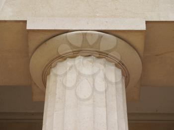 doric capital (aka chapiter) of a column