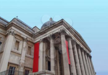 The National Gallery Trafalgar Square London UK