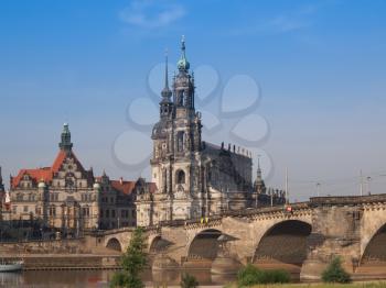 Dresden Cathedral of the Holy Trinity aka Hofkirche Kathedrale Sanctissimae Trinitatis in Dresden Germany