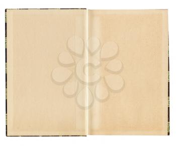 Book page with brown paper texture useful as a background