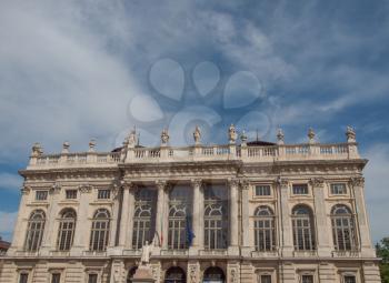 Palazzo Madama (Royal palace) in Piazza Castello Turin Italy