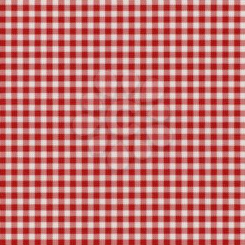 Red checkered fabric texture useful as a background - high resolution