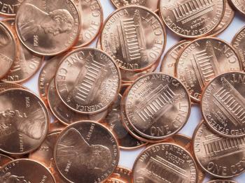 USA Dollar coins currency of the United States useful as a background
