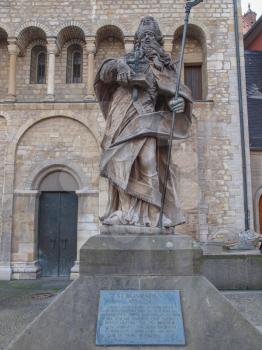 Statue of St Bonifatius in Mainz Germany