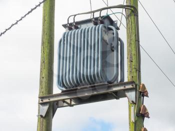 Step down transformer for power line in a rural area