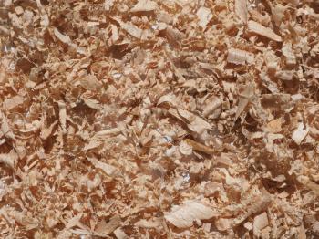 Sawdust wood dust byproduct or waste product of woodworking operations such as sawing milling planing routing drilling and sanding composed of fine particles of wood