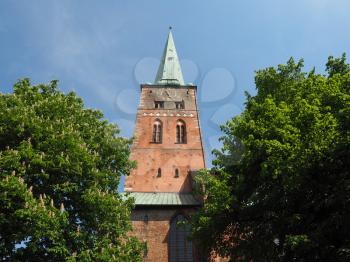 St Jakobi (St James) church in Luebeck, Germany