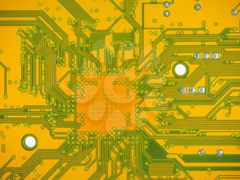 Detail of an electronic printed circuit board useful as a background