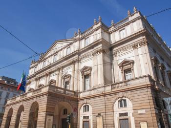 Teatro alla Scala theatre in Milan Italy