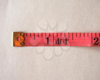Tailor tape ruler in Cun aka the Chinese Inch measuring unit