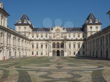 Castello del Valentino baroque castle in Turin, Italy