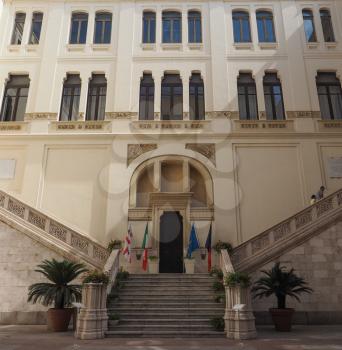 Palazzo Civico (meaning Town Hall) aka Palazzo Bacaredda in Cagliari, Italy