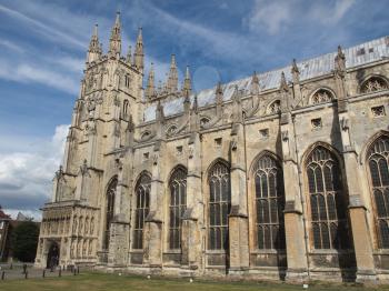 The Canterbury Cathedral in Kent England UK