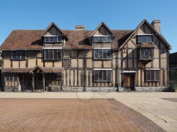 William Shakespeare birthplace in Stratford Upon Avon, UK