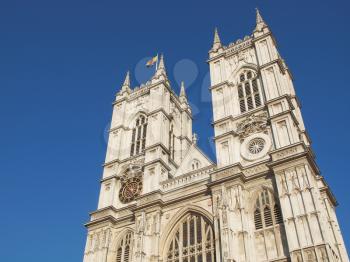 The Westminster Abbey church in London UK