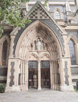The Southwark Cathedral church, South Bank, London, UK