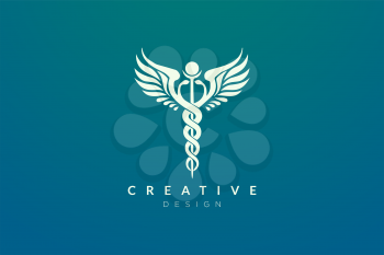 Vector design Symbol of world medical health with a minimalist and modern form
