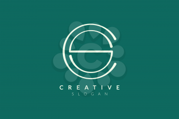 Design a combination of letters C and S elegant. Simple and modern logo vector design for products and businesses in spas, hotels, beauty, health, fashion, cosmetics, boutiques, salons, yoga, therapy.