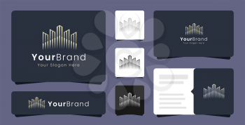 Luxury logo for the construction, architecture, real estate and mortgage industries.