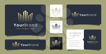 Luxury logo for the mansion, rent, real estate and mortgage industries.