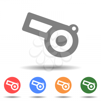 Linear cannon icon vector logo isolated on background