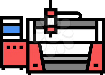 laser apparatus color icon vector. laser apparatus sign. isolated symbol illustration