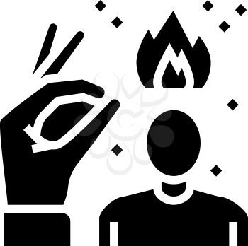 creativity soft skill glyph icon vector. creativity soft skill sign. isolated contour symbol black illustration