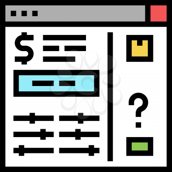 invoice approvals and disputes color icon vector. invoice approvals and disputes sign. isolated symbol illustration