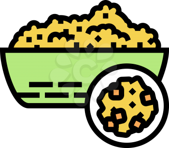 artek groat color icon vector. artek groat sign. isolated symbol illustration