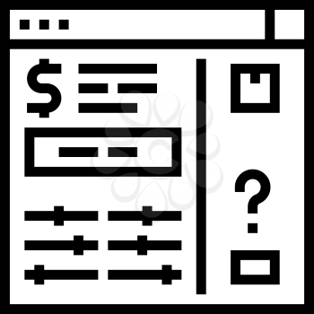 invoice approvals and disputes line icon vector. invoice approvals and disputes sign. isolated contour symbol black illustration