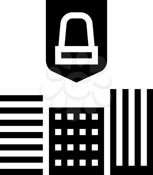 city urban protect glyph icon vector. city urban protect sign. isolated contour symbol black illustration