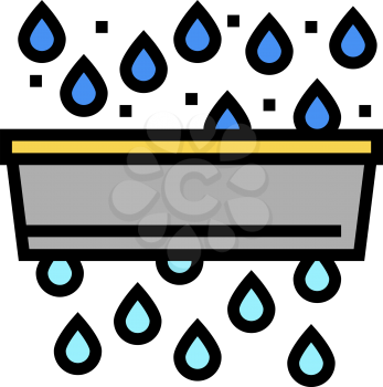 water purification and pollution color icon vector. water purification and pollution sign. isolated symbol illustration