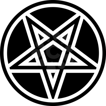 mystical ornament glyph icon vector. mystical ornament sign. isolated contour symbol black illustration