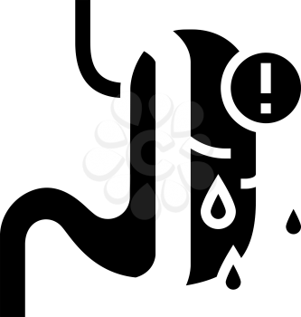 risk of complications, severe bleeding line icon vector. risk of complications, severe bleeding sign. isolated contour symbol black illustration