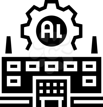 plant aluminium production line icon vector. plant aluminium production sign. isolated contour symbol black illustration