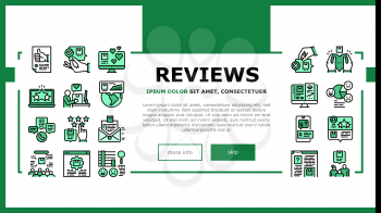 Reviews Of Customer Landing Web Page Header Banner Template Vector. Like Comment And Rating, Positive Feedback And Reviews Researching, Question And Answer Illustration